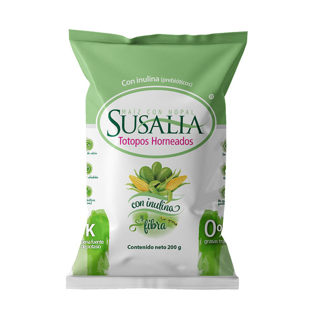 Susalia Baked Corn Tortilla Chips with Nopal (bag)