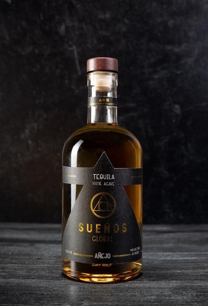 Tequila Premium Añejo Sueños Global (100% Agave)