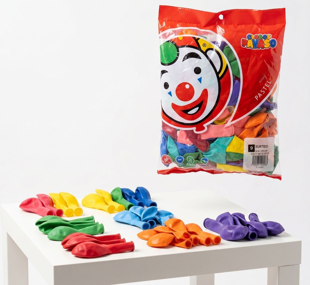 Globos de Colores Surtido (50 PZ)