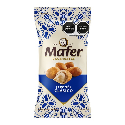Cacahuates Japones Tostados Mafer (170grs)