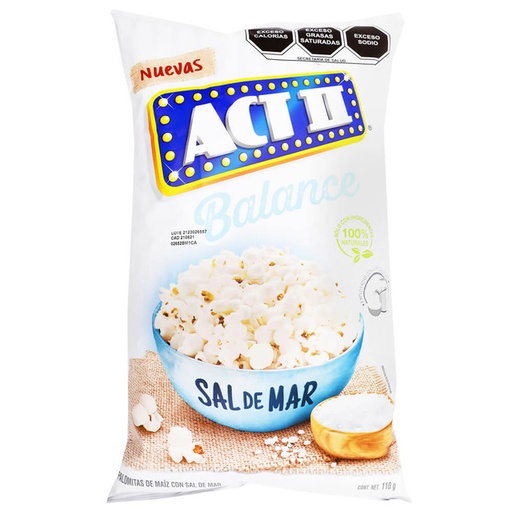 Sea Salt Popped Popcorn (bag)