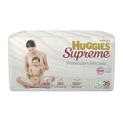 Huggies Supreme Boy's Diaper T-4 (36pack)