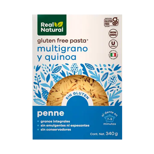 Pasta Penne Multigrano y sin Gluten (caja)
