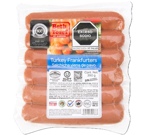 Kosher Turkey Frankfurters (ea)