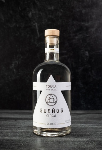 Tequila Premium Blanco Sueños Global (100% Agave)
